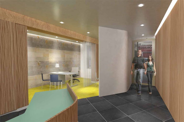 rénovation vitrine boutique