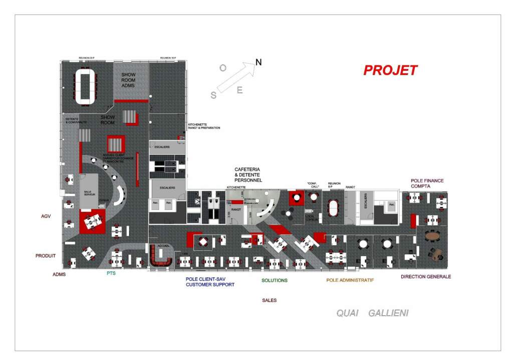 aménagement bureau open space