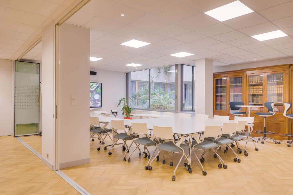 Aménagement salle de formations Paris 5ème