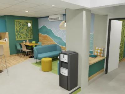 cafeteria-espace-detente Espace détente aménagement de bureau