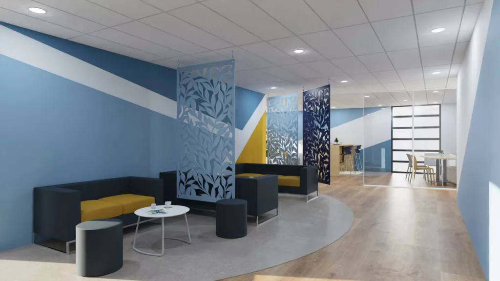 espace détente de bureau professionnel