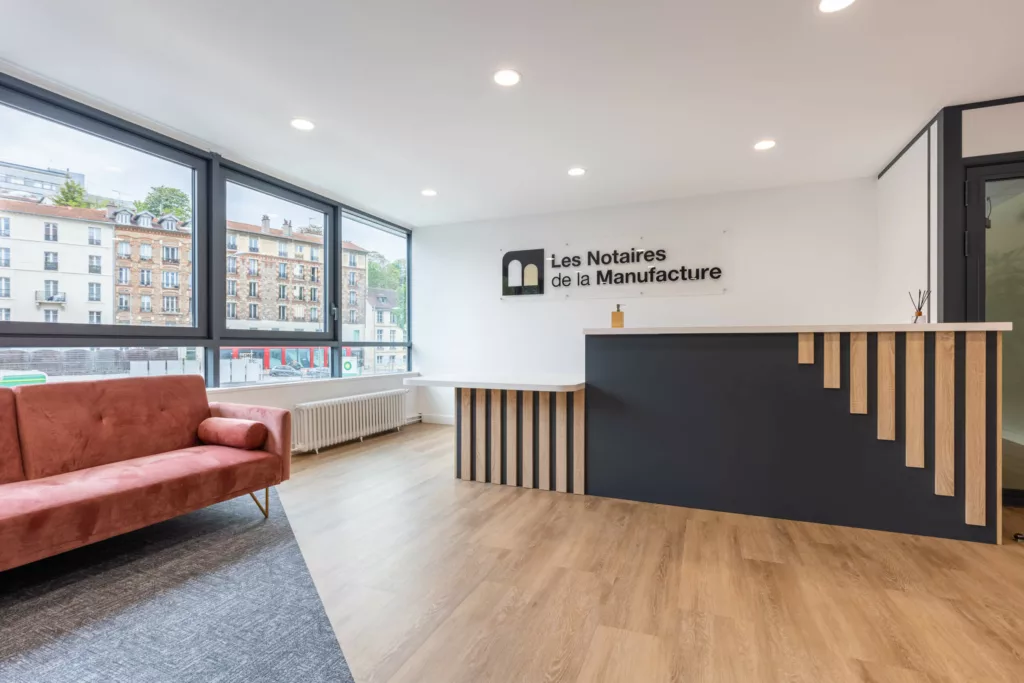 Rénovation d'une étude notariale à Sèvres 92
