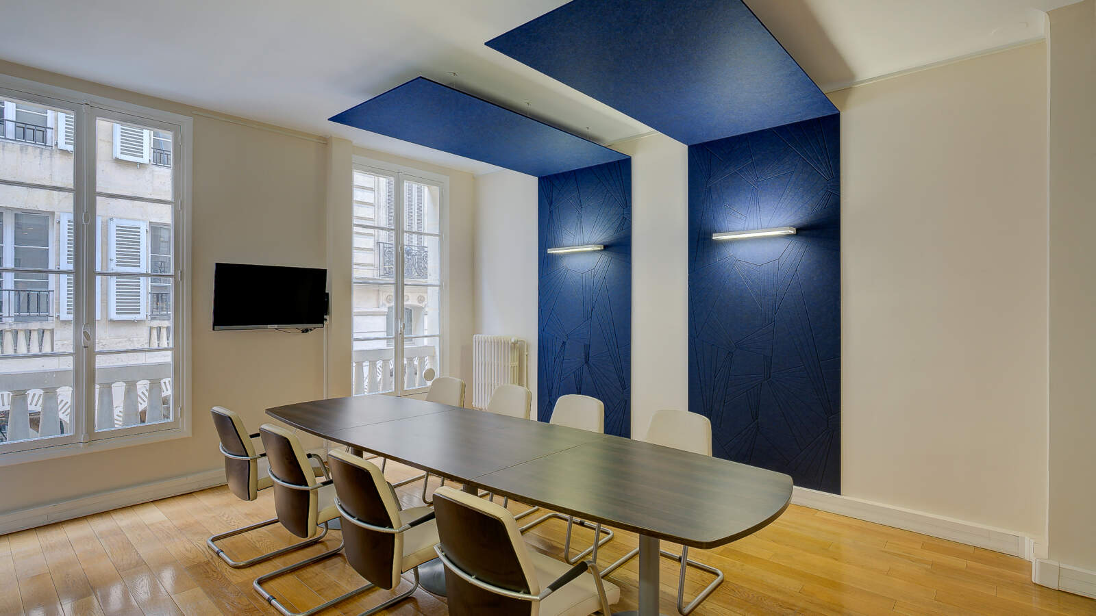 traitement acoustique immeuble classe paris 5 1600x900 - Traitement de l'acoustique dans des locaux parisiens classés