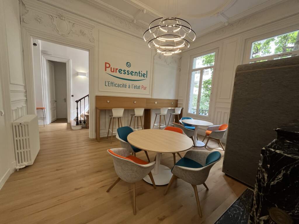 réaménagement locaux professionnels à Paris 16- espace détente